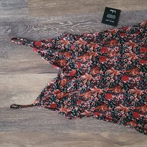 Black Multi Floral Print Maxi Dress